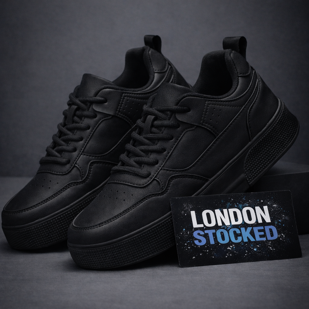 London Stocked™ Classic Force Trainer – Black Edition